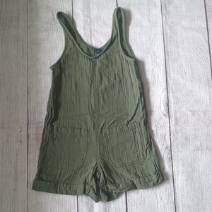 Old Navy Forest Green Kids One Piece Romper